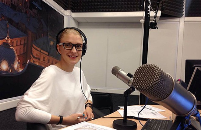 Леся Рябцева на радио