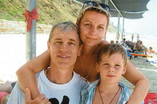 Сергей Варчук с женой и сыном