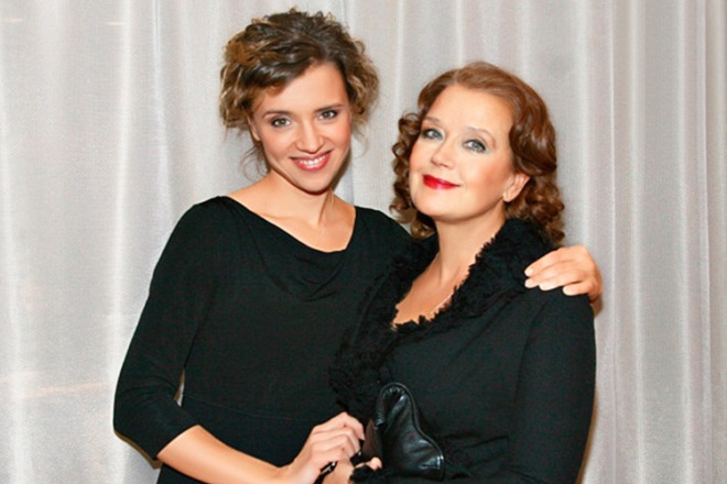 Ксения Алфёрова с мамой