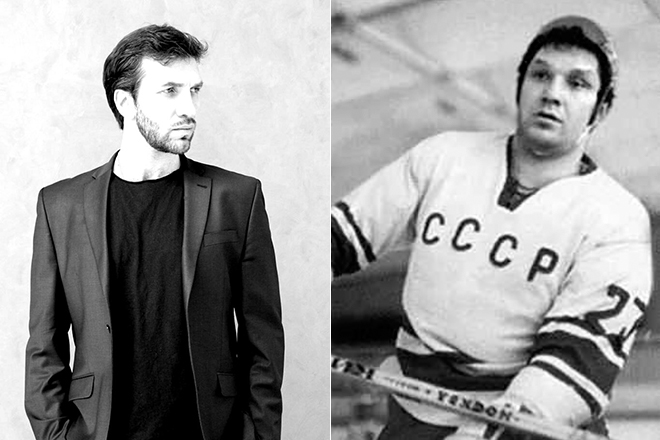 Актер Александр Рагулин и его отец - хоккеист Александр Рагулин