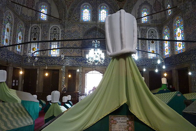 Могила Ахмеда I в мавзолее