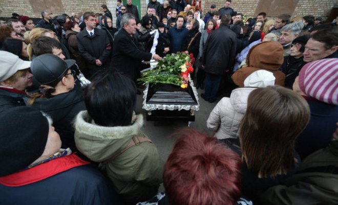 Похороны Олеся Бузины