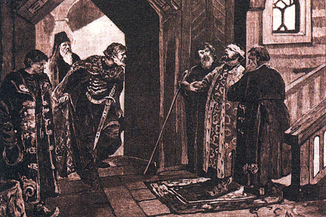 Свидание Дмитрия Шемяки с князем Василием II Тёмным