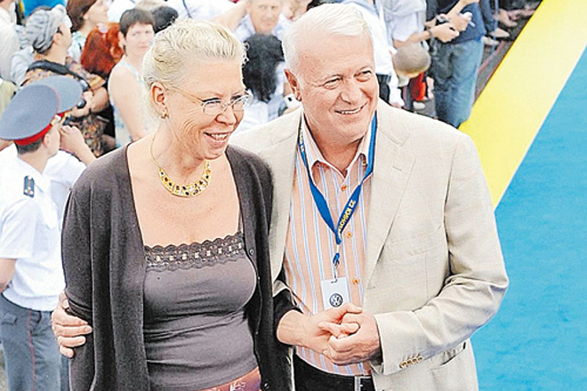 Борис Ноткин и его жена