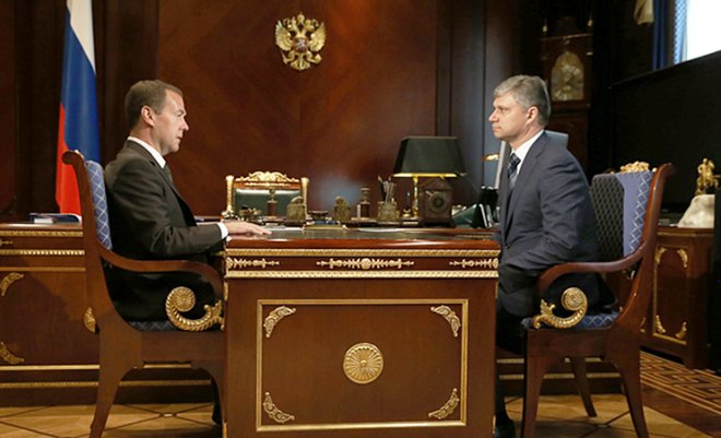 Дмитрий Медведев и Олег Белозеров