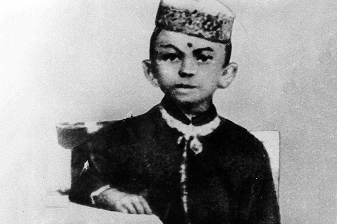 Махатма Ганди в детстве