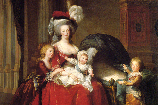 Мария-Антуанетта с детьми