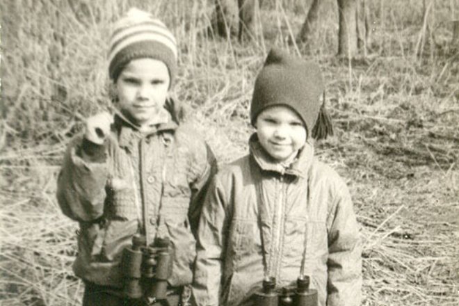 Алексей (справа) и Андрей Чадовы в детстве