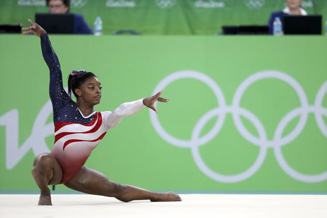 Симона Байлз на Олимпиаде в Рио-де-Жанейро