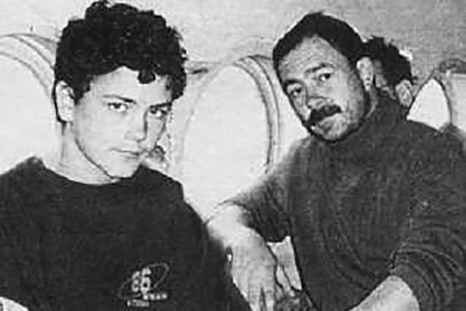 Михаил Кожухов с сыном