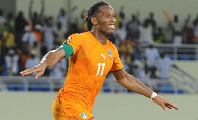 Дидье Дрогба в составе сборной Кот-д’Ивуара