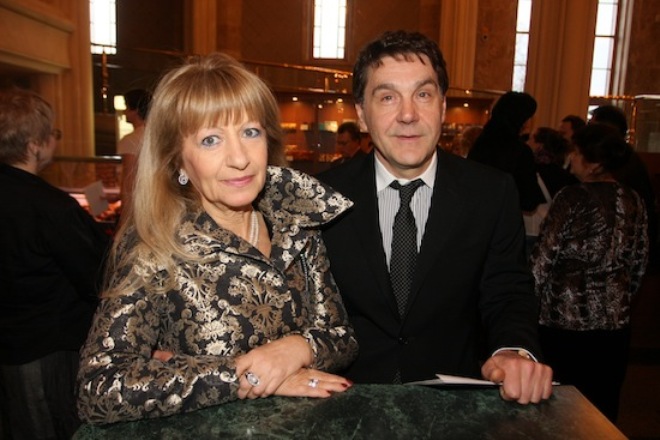 Сергей Маковецкий с женой