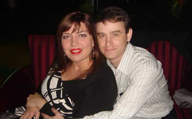 Екатерина Скулкина с мужем