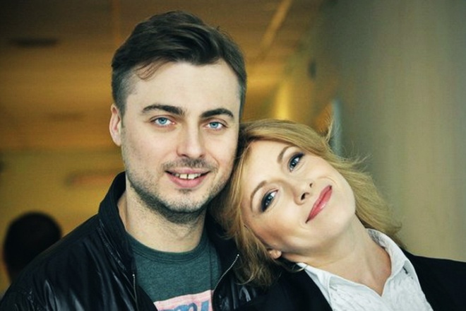 Елена Кравец с мужем