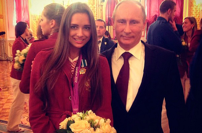 Каролина Севастьянова и Владимир Путин