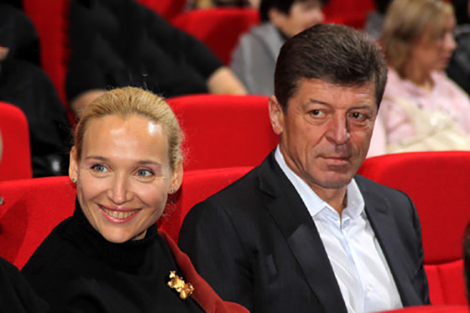 Дмитрий Козак с женой