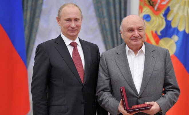 Владимир Путин и Михаил Жванецкий