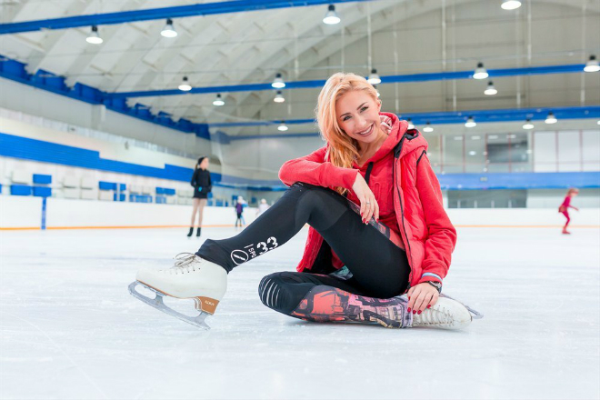 Анастасия Гребенкина на льду