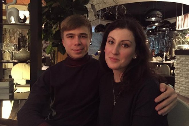 Семен Елистратов с женой