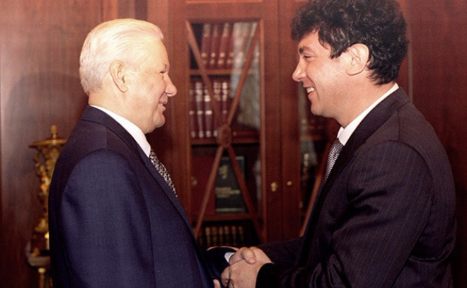 Борис Немцов и Борис Ельцин