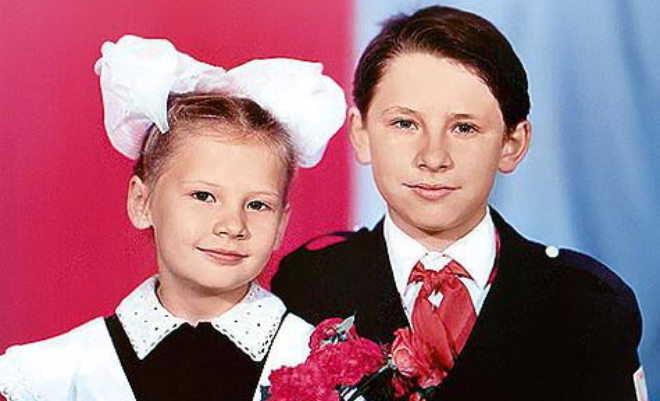 Тимур Батрутдинов с сестрой Таней