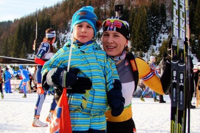 Анастасия Кузьмина с сыном
