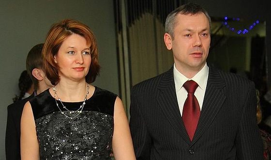 Андрей Травников с женой Людмилой