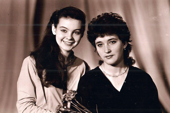 Юлия Рудина с мамой
