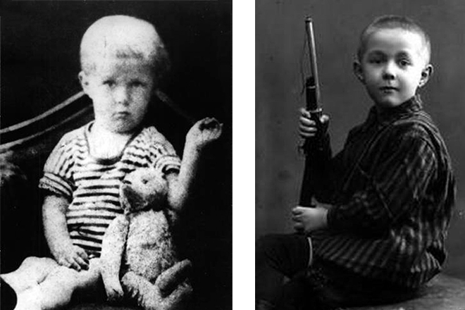 Александр Солженицын в детстве