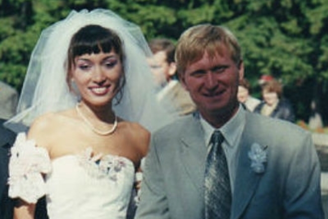 Андрей Рожков с женой