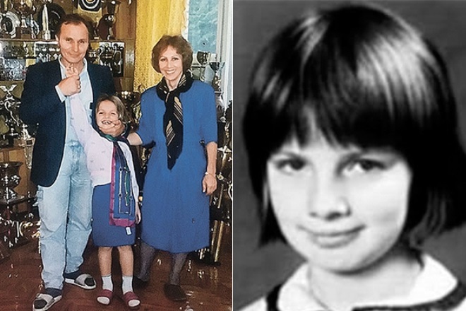 Светлана Кузнецова в детстве с родителями