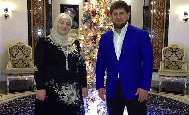 Рамзан Кадыров с женой