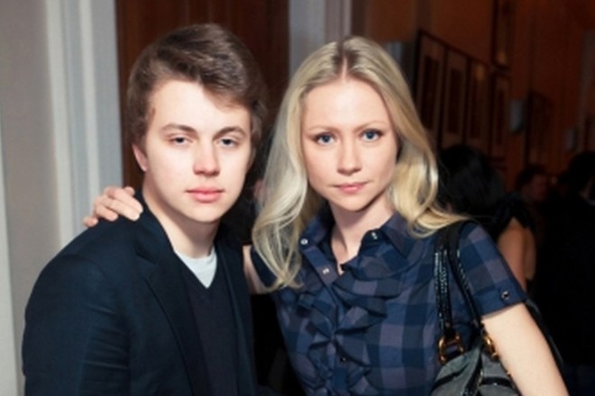 Мария Миронова с сыном