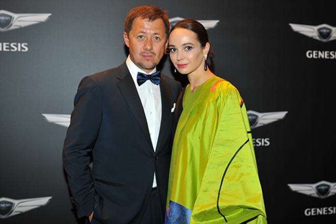 Диана Вишнёва с мужем