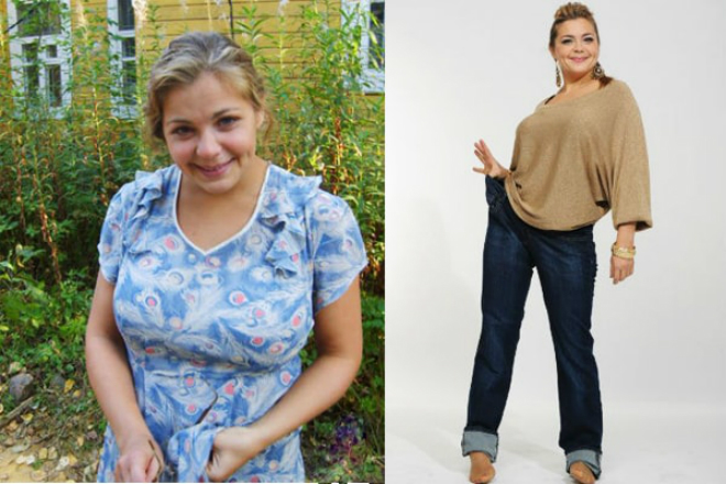 Ирина Пегова до и после похудения