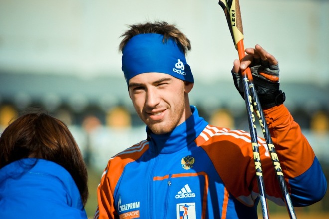 Биатлонист Дмитрий Малышко