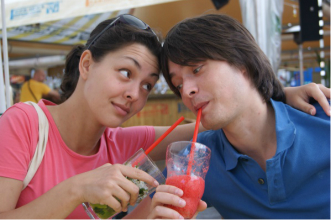 Марина Кравец с мужем