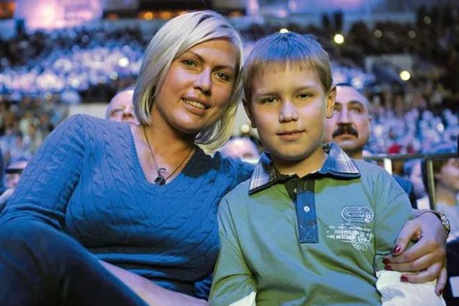 Наталья Рагозина с сыном
