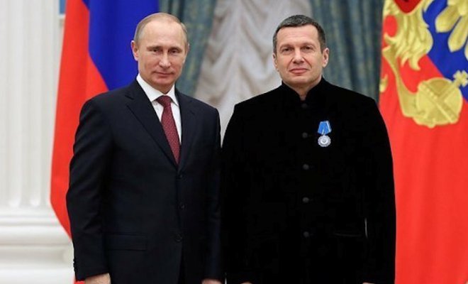 Владимир Путин и Владимир Соловьев
