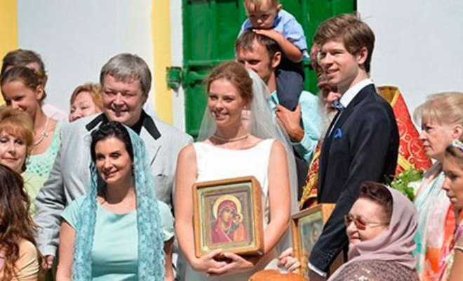 Венчание дочери Екатерины Стриженовой