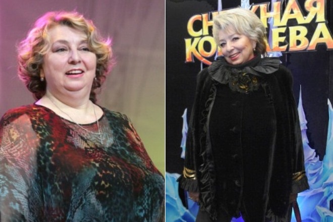 Татьяна Тарасова до и после похудения