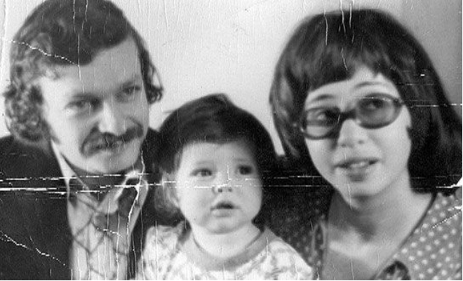 Анна Банщикова с родителями 