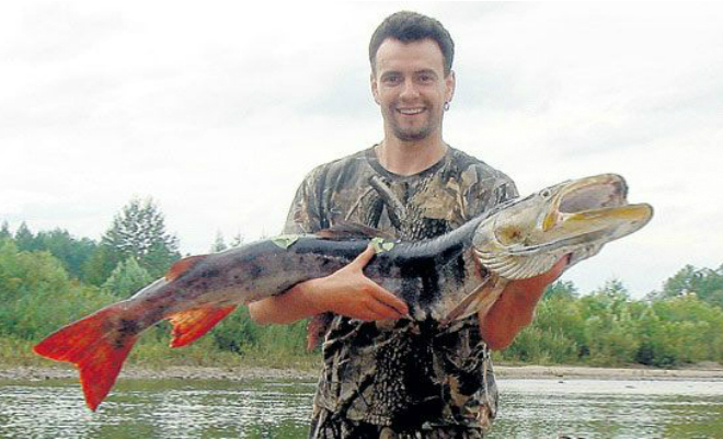 Михаил Химичев на рыбалке
