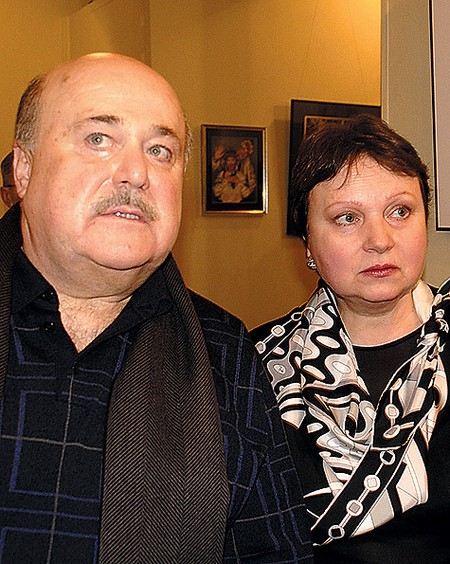 Александр Калягин с женой Евгенией Глушенко