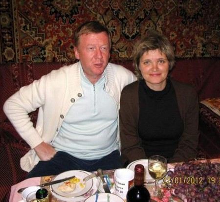 Анатолий Чубайс с третьей женой Авдотьей Смирновой