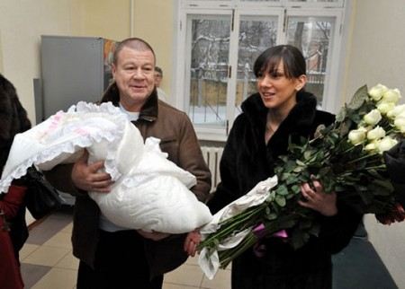 Актер Сергей Селин со второй женой