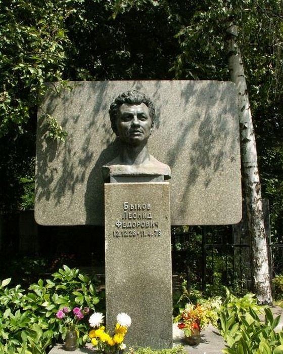 Памятник актеру Леониду Быкову в Москве