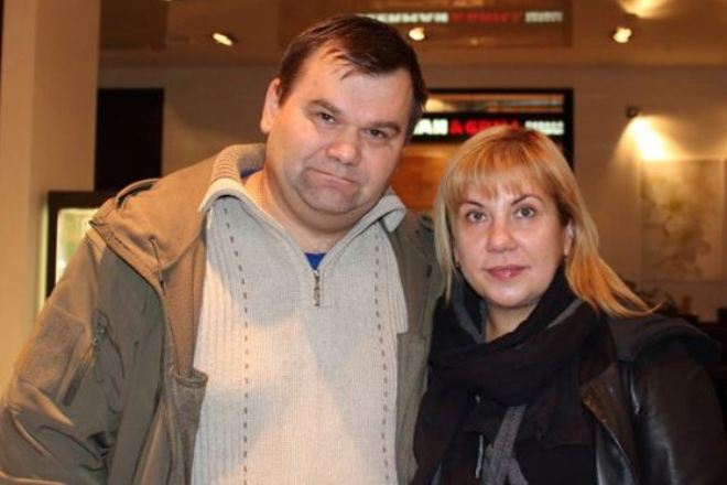 Марина Федункив с мужем