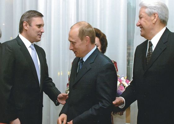 Михаил Касьянов, Владимир Путин и Борис Ельцин