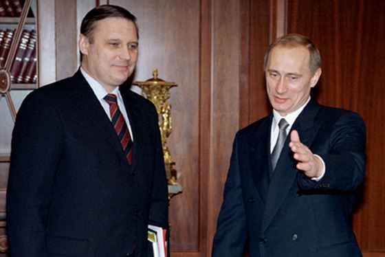 Михаил Касьянов возглавил правительство при Путине